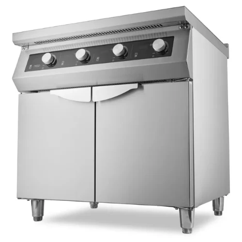 Maxima Gastro Induktionskocher 700 – 4 Brenner – 17000W – mit Untergestell - 09371011