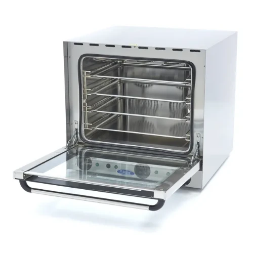 Maxima Gastro Konvektionsofen - Grill und Dampf - Passt zu 4 Tabletts - Eingebauter Timer - 09300418
