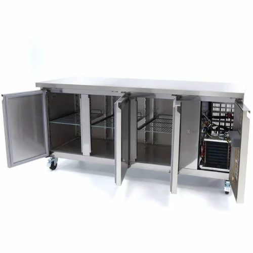 Maxima Gastro Kühltisch - 180 cm - 3 Türen - 09400405