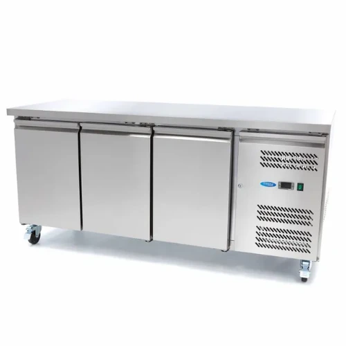Maxima Gastro Kühltisch - 180 cm - 3 Türen - 09400405