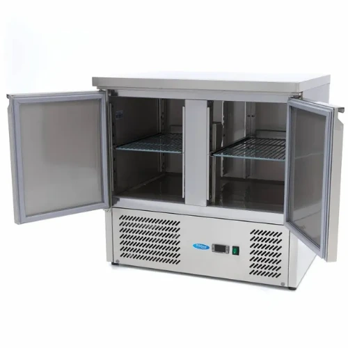 Maxima Gastro Kühltisch - 90 cm - 2 Türen - 09400420