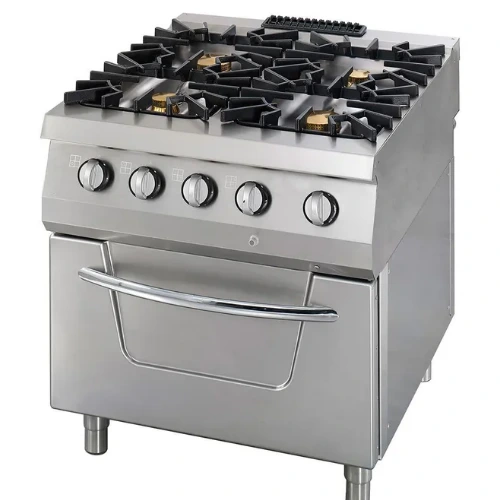 Maxima Gastro Premium Herd - 4 Brenner - Doppeleinheit - 90 cm Tief - Gas - 09398500