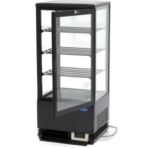 Maxima Gastro Tortenvitrine- Kühlvitrine - 78 liter - 43 cm - Schwarz - 09400806