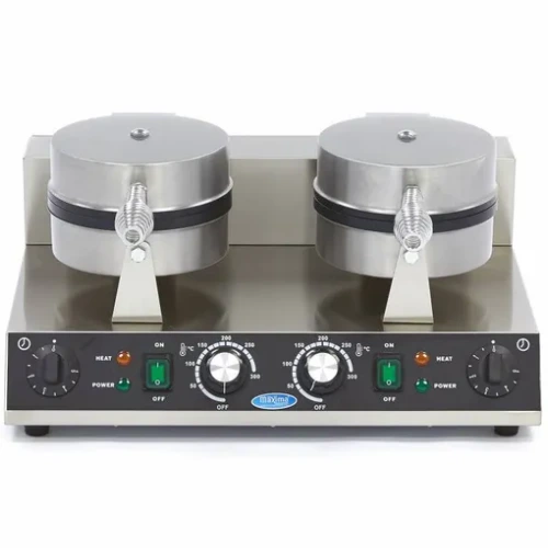 Maxima Gastro Waffelmacher - 8 Waffeln - Herzen - Doppelte - 09365101