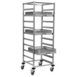 Saro Gastro Korbtrolley Regalwagen für Tabletts + Körbe - KT500 - 452-1340