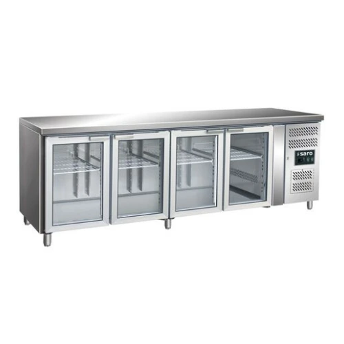 Saro Kühltisch 4 Glastüren - Modell GN 4100 TNG - 323-3154