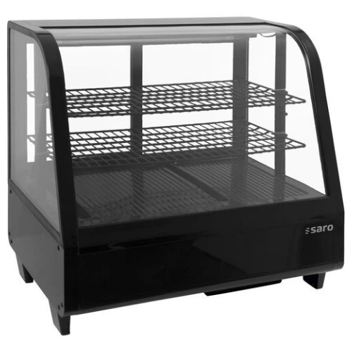 Saro Kühlvitrine 100 Liter - Schwarz - Modell KATRIN - 330-1030